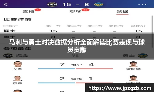 马刺与勇士对决数据分析全面解读比赛表现与球员贡献