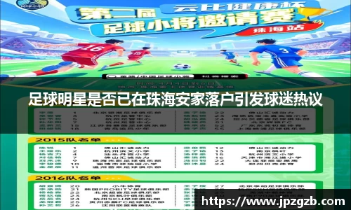 足球明星是否已在珠海安家落户引发球迷热议